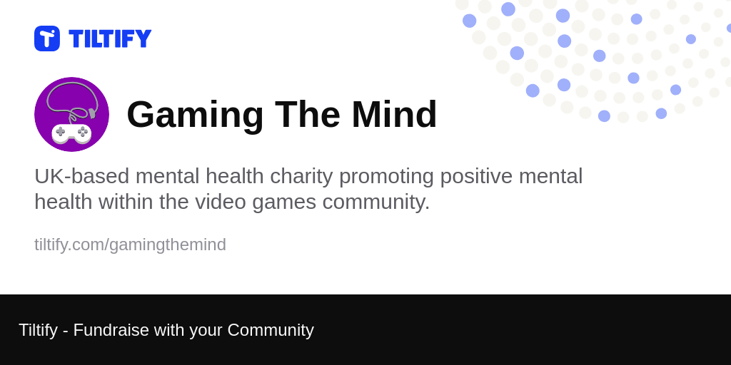 Tiltify Gaming The Mind