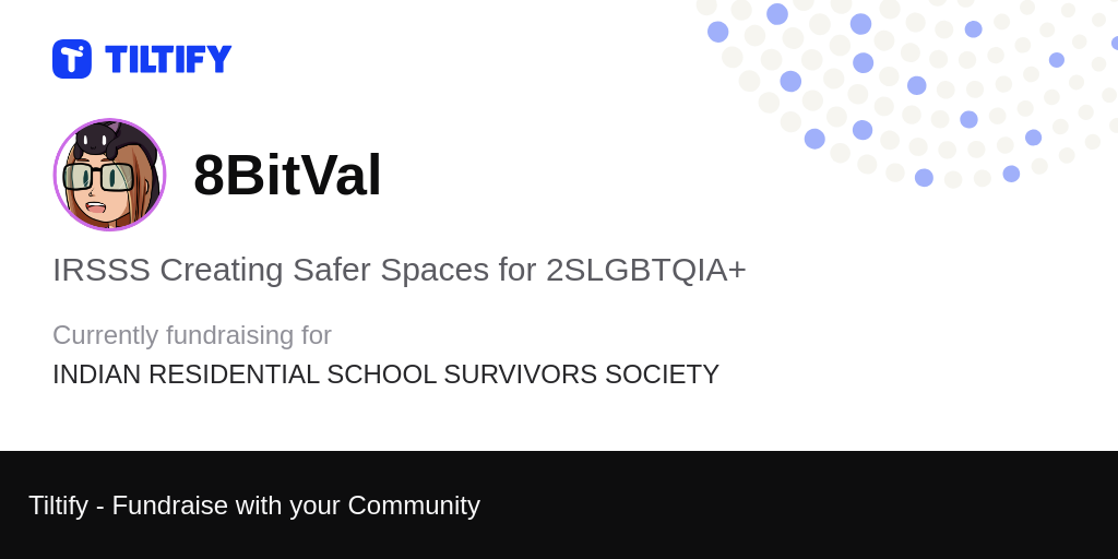 Tiltify - IRSSS Creating Safer Spaces for 2SLGBTQIA+