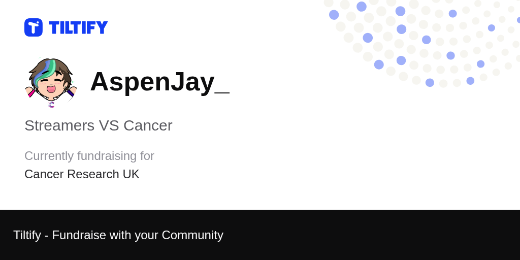 Tiltify Streamers VS Cancer