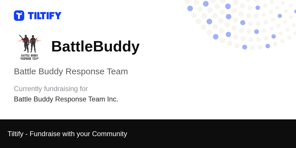Tiltify - Battle Buddy Response Team