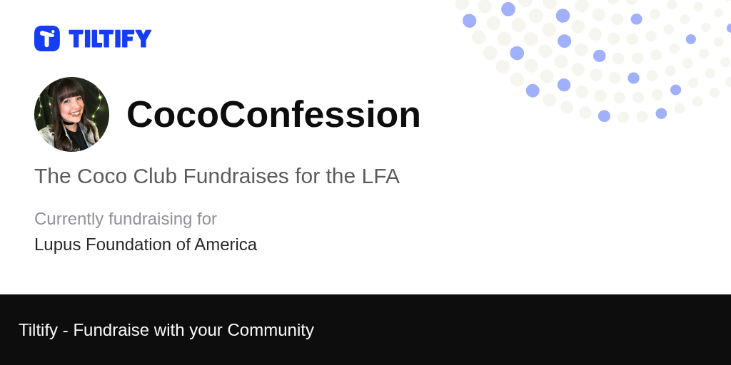 Tiltify - The Coco Club Fundraises for the LFA