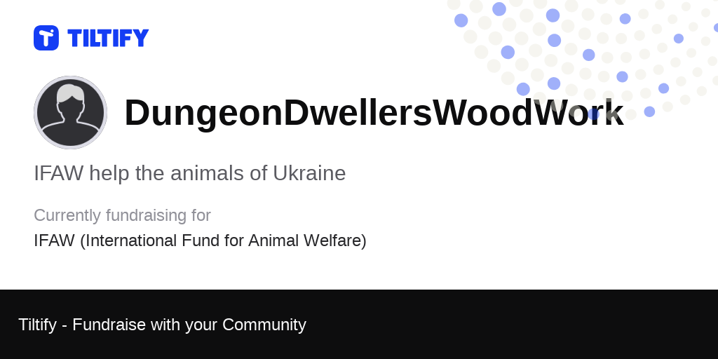 Tiltify - IFAW help the animals of Ukraine