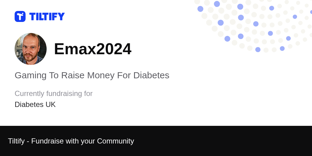 Tiltify - Gaming To Raise Money For Diabetes