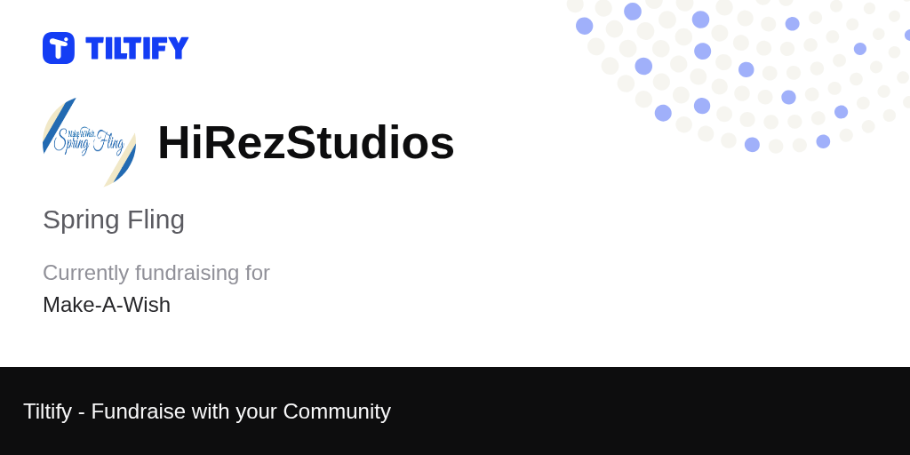 Tiltify Spring Fling
