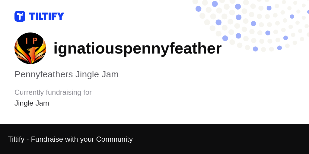 Tiltify Pennyfeathers Jingle Jam