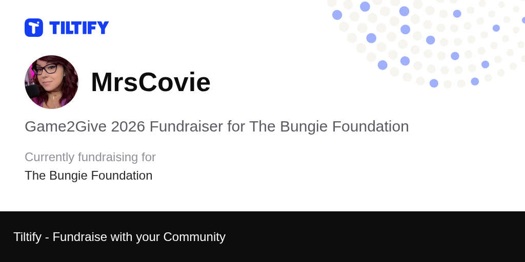 Tiltify - Game2Give 2026 Fundraiser for The Bungie Foundation