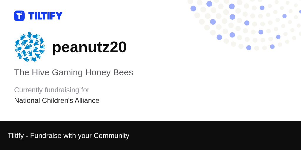 Tiltify The Hive Gaming Honey Bees