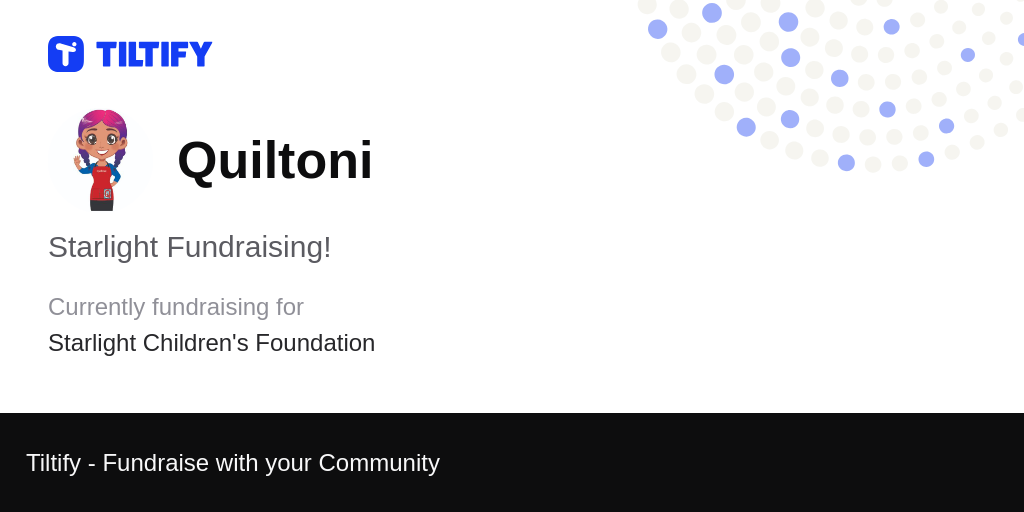 Tiltify Starlight Fundraising!