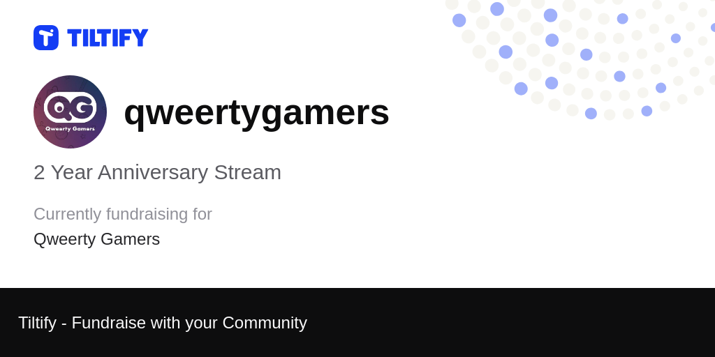 tiltify-2-year-anniversary-stream