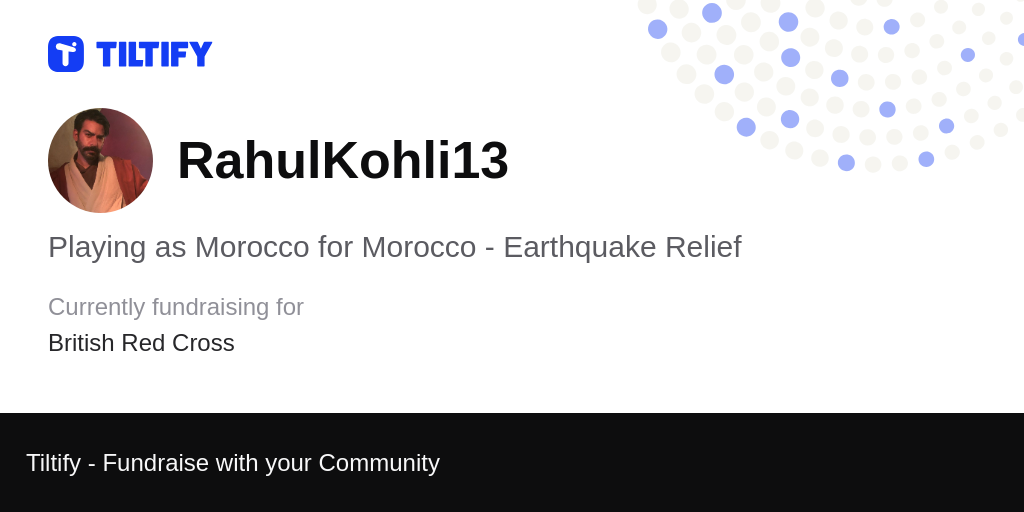 Tiltify - Morocco Earthquake Response