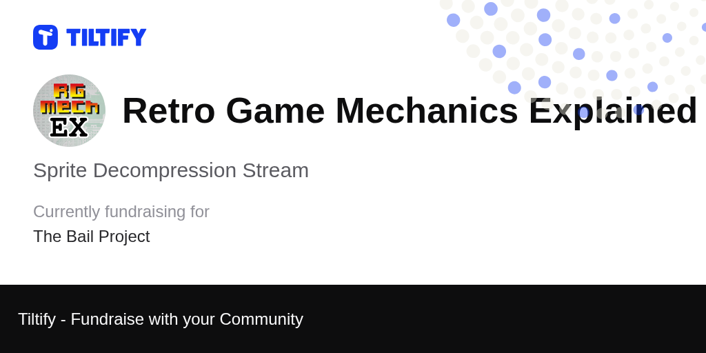 Tiltify Sprite Stream