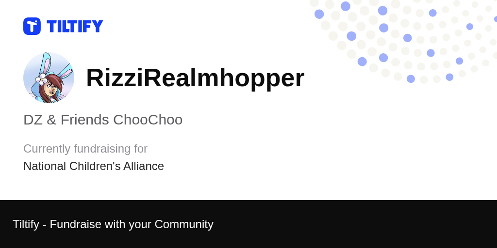 Tiltify - DZ & Friends ChooChoo