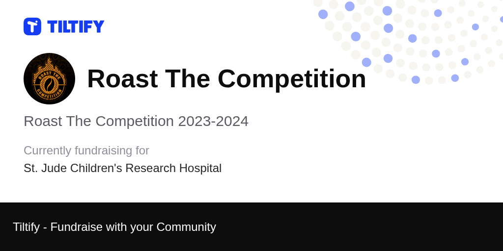 Tiltify Roast The Competition 20232024