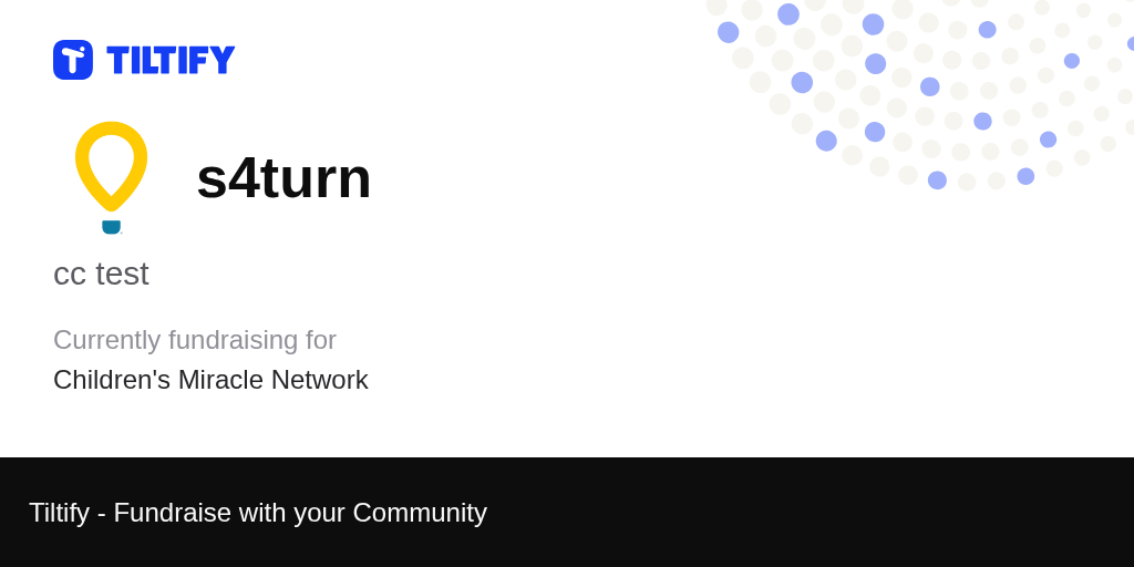 Tiltify - cc test