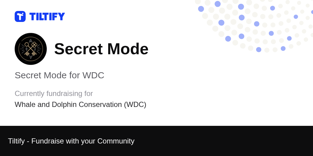 Tiltify - Secret Mode for WDC