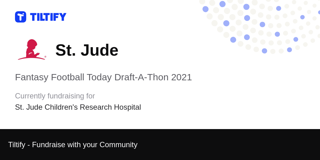 2021 DRAFT-A-THON: 6 HOURS OF FANTASY FOOTBALL ADVICE FOR ST. JUDE