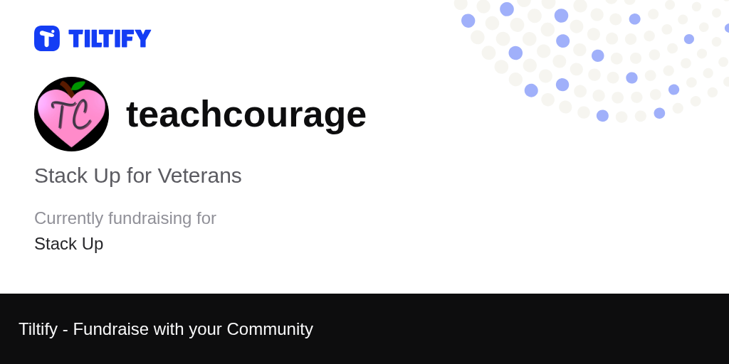 Tiltify Stack Up for Veterans
