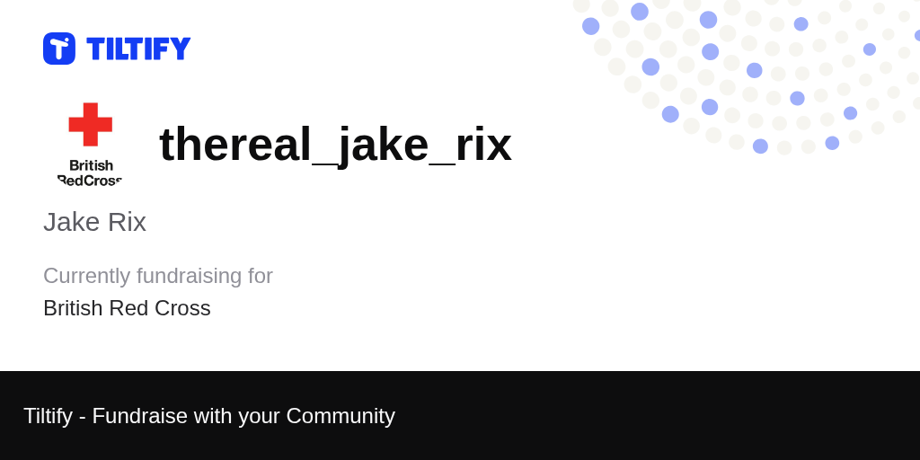 Tiltify - Jake Rix