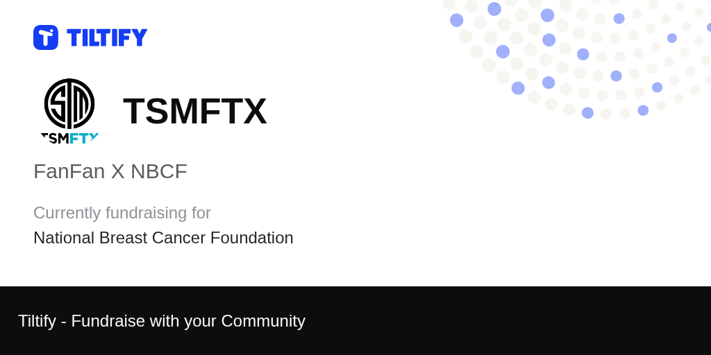 Tiltify FanFan X NBCF