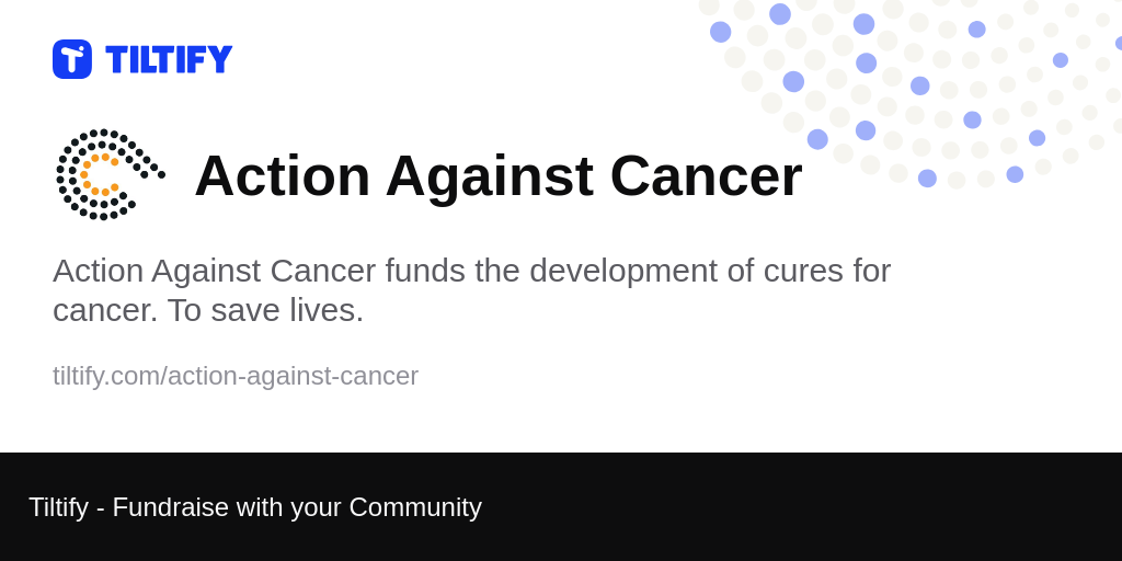 Tiltify Action Against Cancer