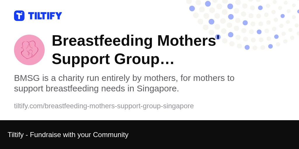 Tiltify Breastfeeding Mothers' Support Group (Singapore)