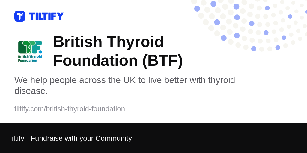 tiltify-british-thyroid-foundation-btf