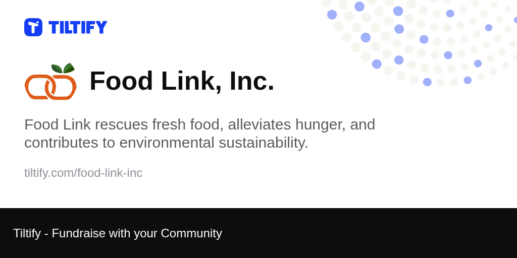 Tiltify Food Link, Inc.