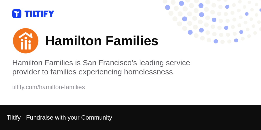 Tiltify Hamilton Families