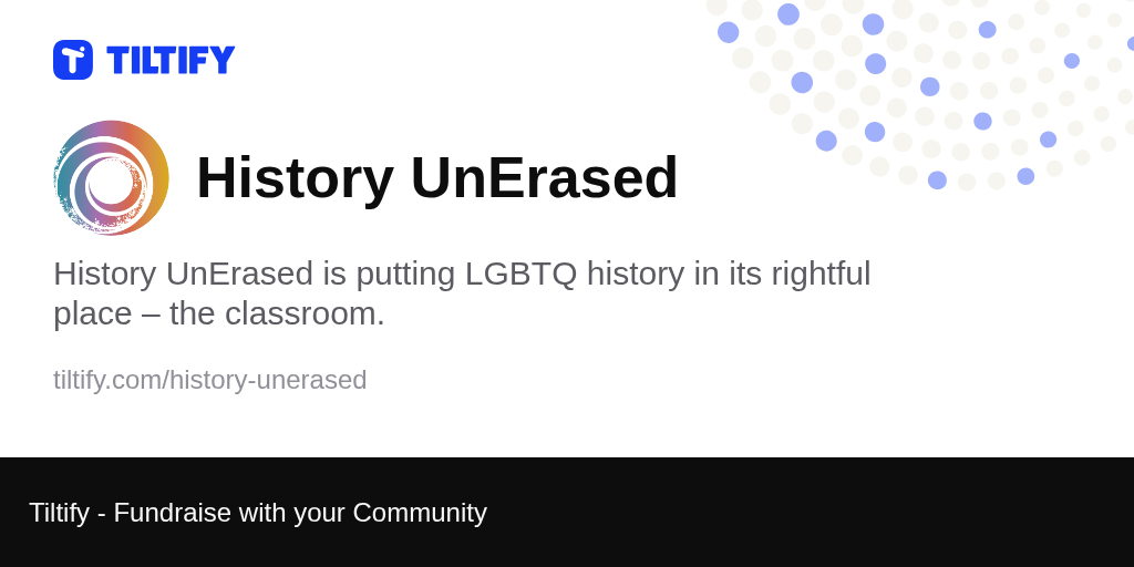 Tiltify History UnErased