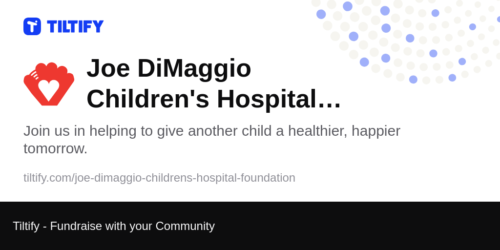 This year's Conine - Joe DiMaggio Children's Hospital