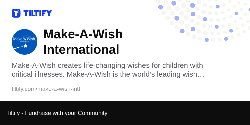 tiltify-make-a-wish-international