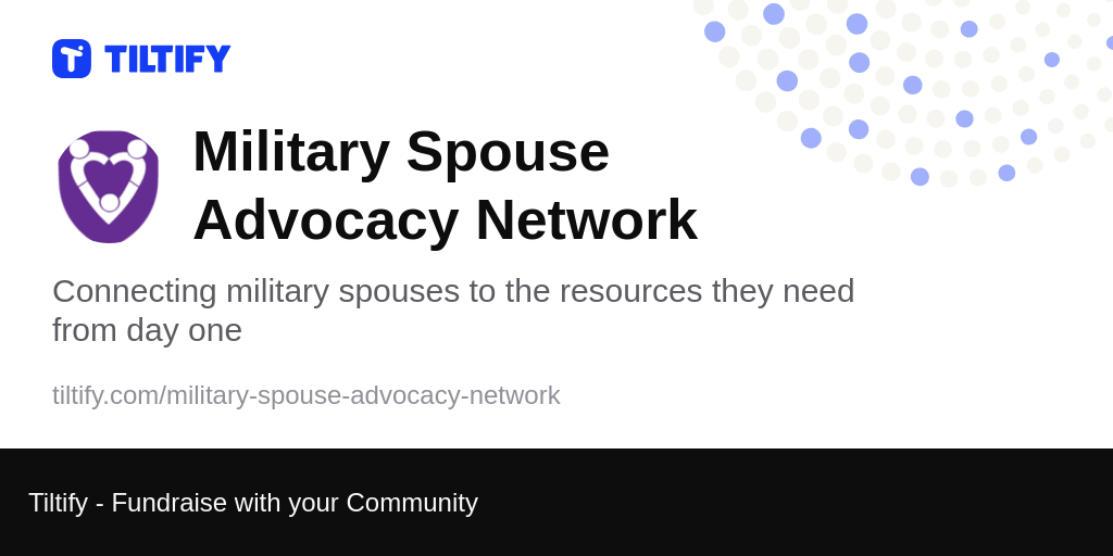 tiltify-military-spouse-advocacy-network