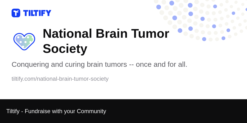 Tiltify - National Brain Tumor Society