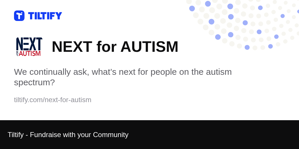 tiltify-next-for-autism