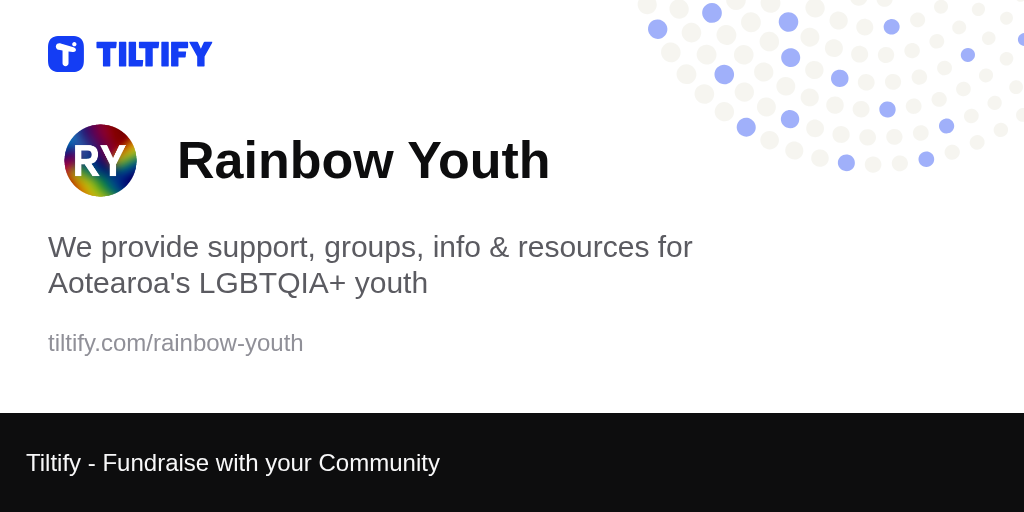 Tiltify Rainbow Youth