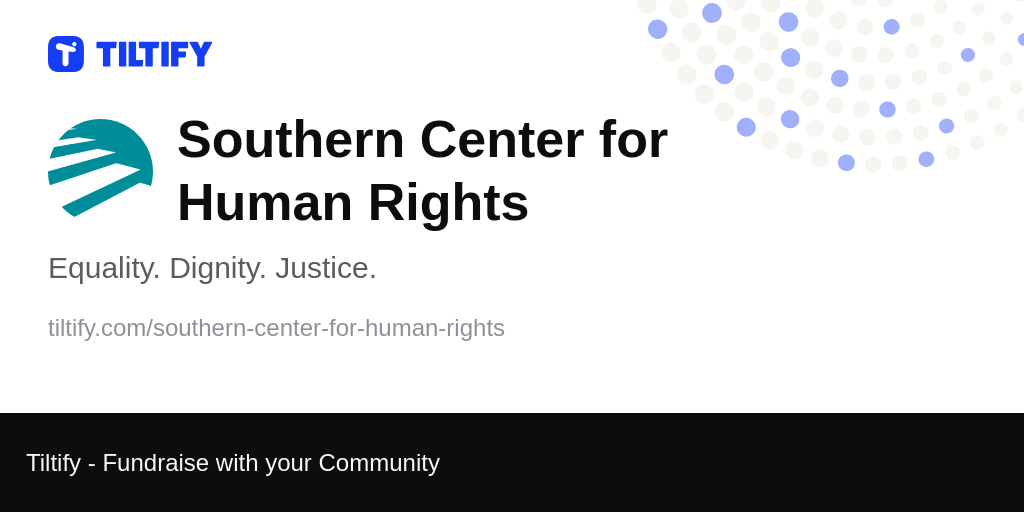 tiltify-southern-center-for-human-rights