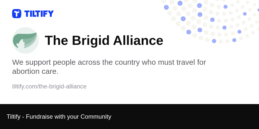 Tiltify The Brigid Alliance