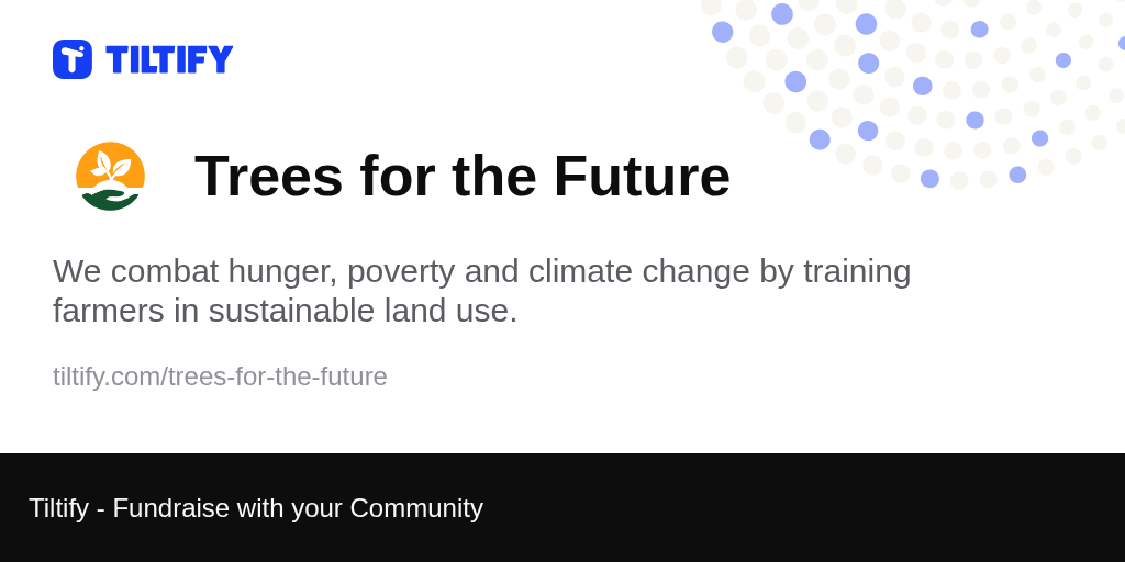 Tiltify Trees for the Future