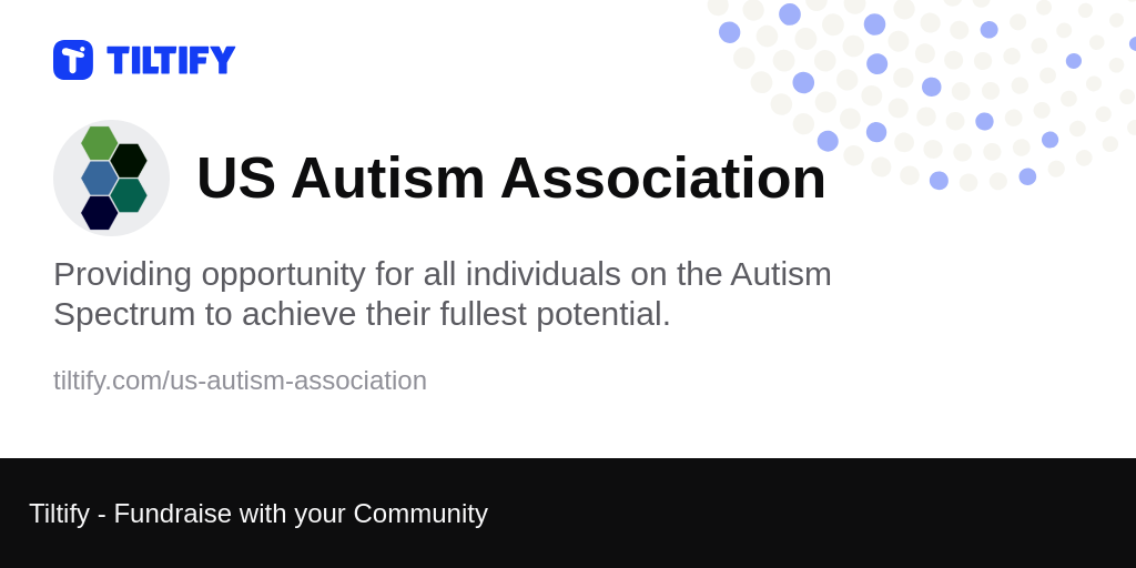 Tiltify Us Autism Association 9461