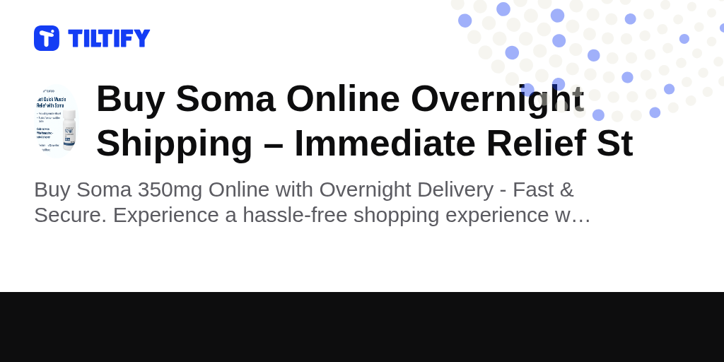Soma 350mg Online