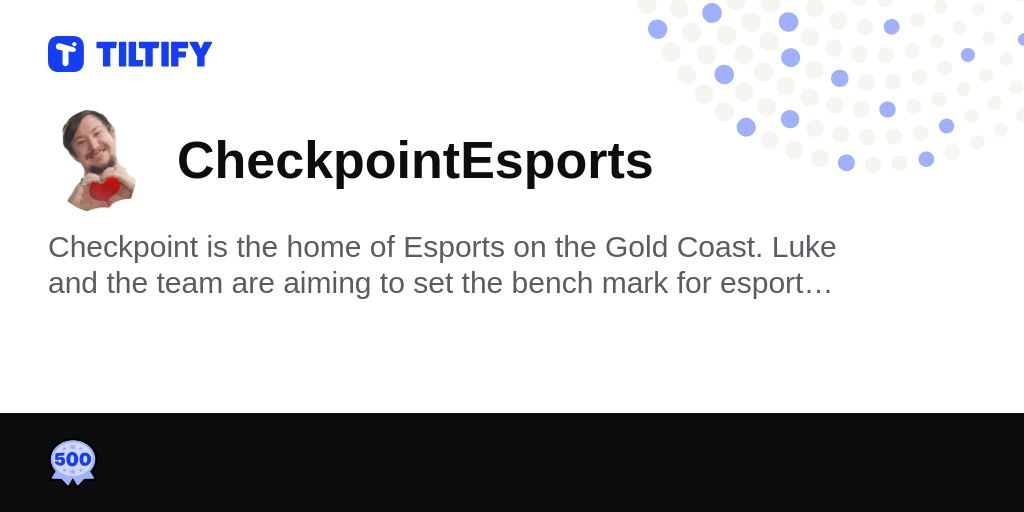 CheckpointEsports on Tiltify