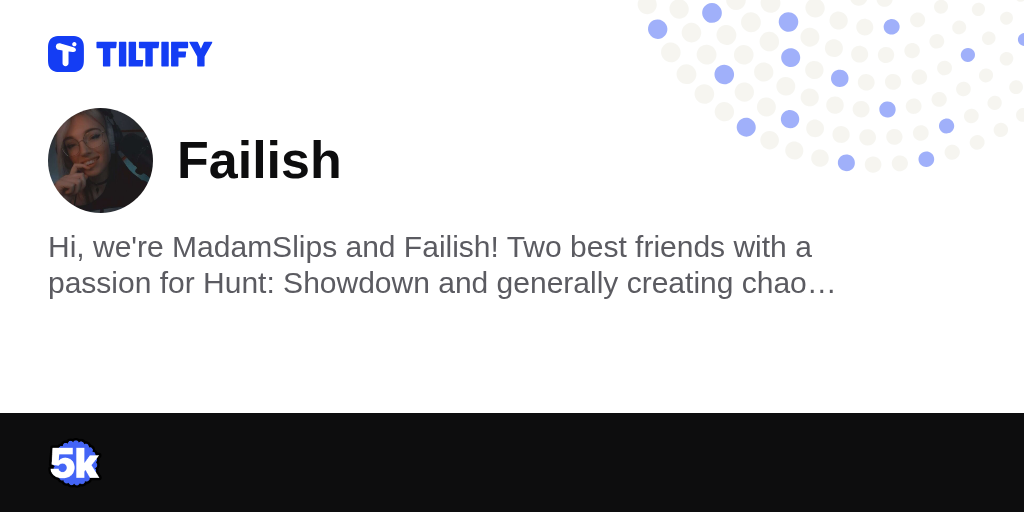 Failish on Tiltify