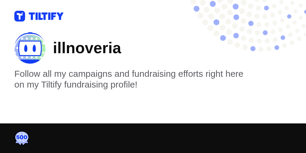 illnoveria on Tiltify