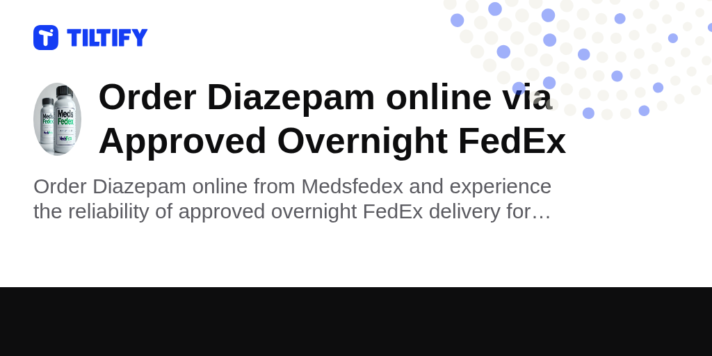 Diazepam online