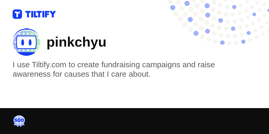 pinkchyu on Tiltify