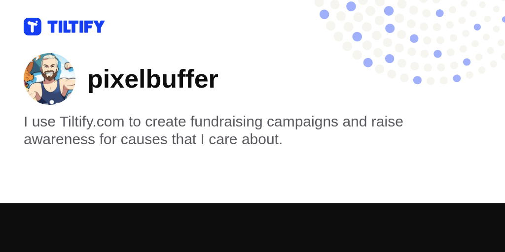 pixelbuffer on Tiltify