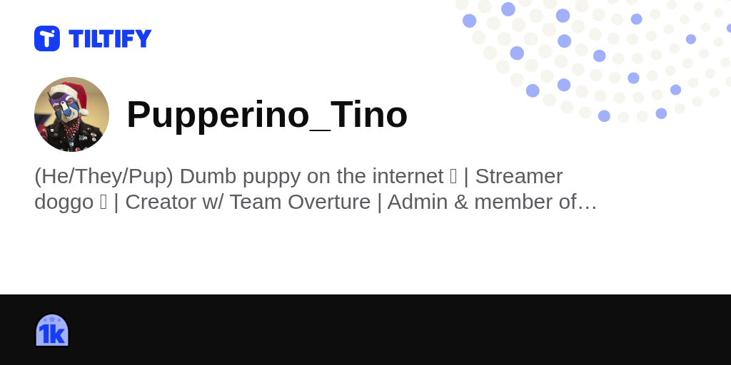 Pupperino_Tino on Tiltify