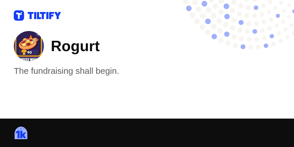 Rogurt on Tiltify