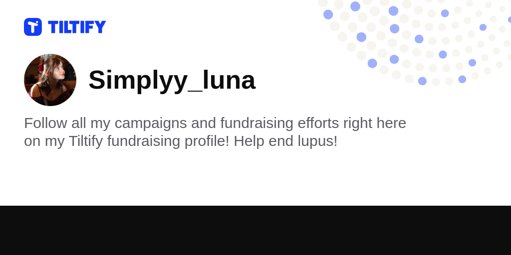 Simplyy_luna on Tiltify