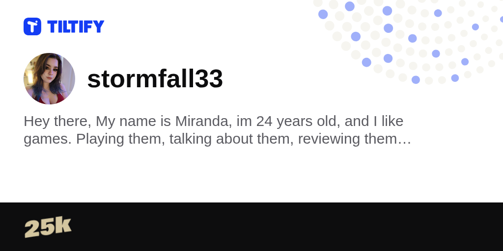 stormfall33 on Tiltify